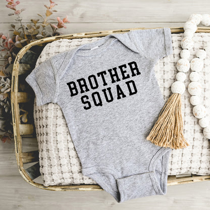 Brother Squad | Baby Graphic Short Sleeve Onesie