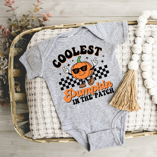 Coolest Pumpkin In The Patch | Baby Graphic Short Sleeve Onesie