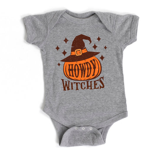 Howdy Witches Stars | Baby Graphic Short Sleeve Onesie