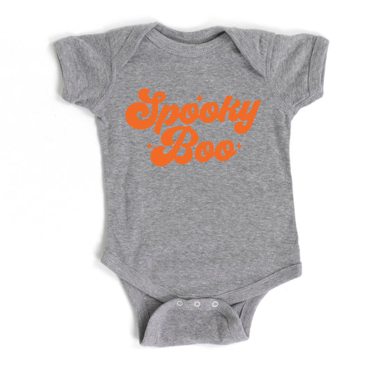 Spooky Boo Stars | Baby Graphic Short Sleeve Onesie