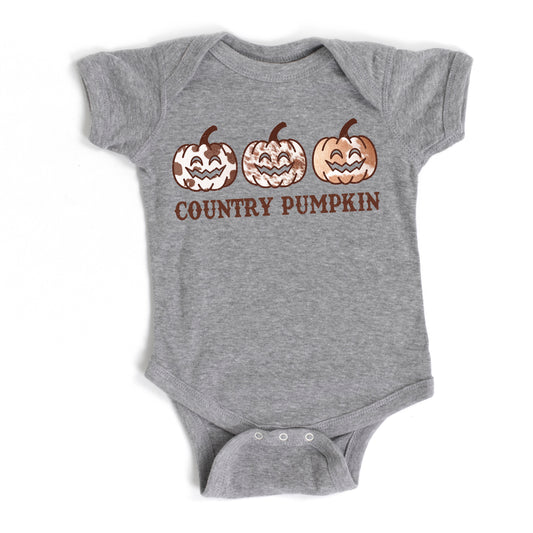 Country Pumpkin | Baby Graphic Short Sleeve Onesie