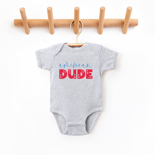 American Dude Pastel | Baby Graphic Short Sleeve Onesie