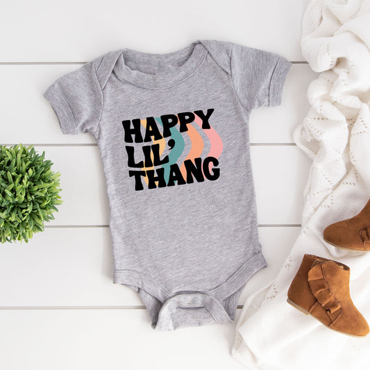 Happy Lil' Thang | Baby Graphic Short Sleeve Onesie