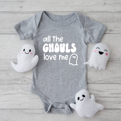 All The Ghouls Ghost | Baby Graphic Short Sleeve Onesie