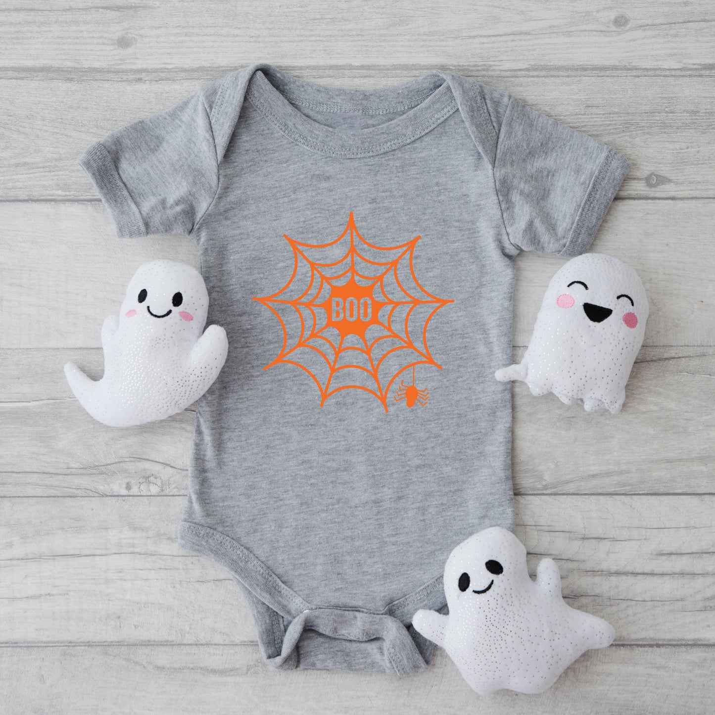 Boo Web | Baby Graphic Short Sleeve Onesie