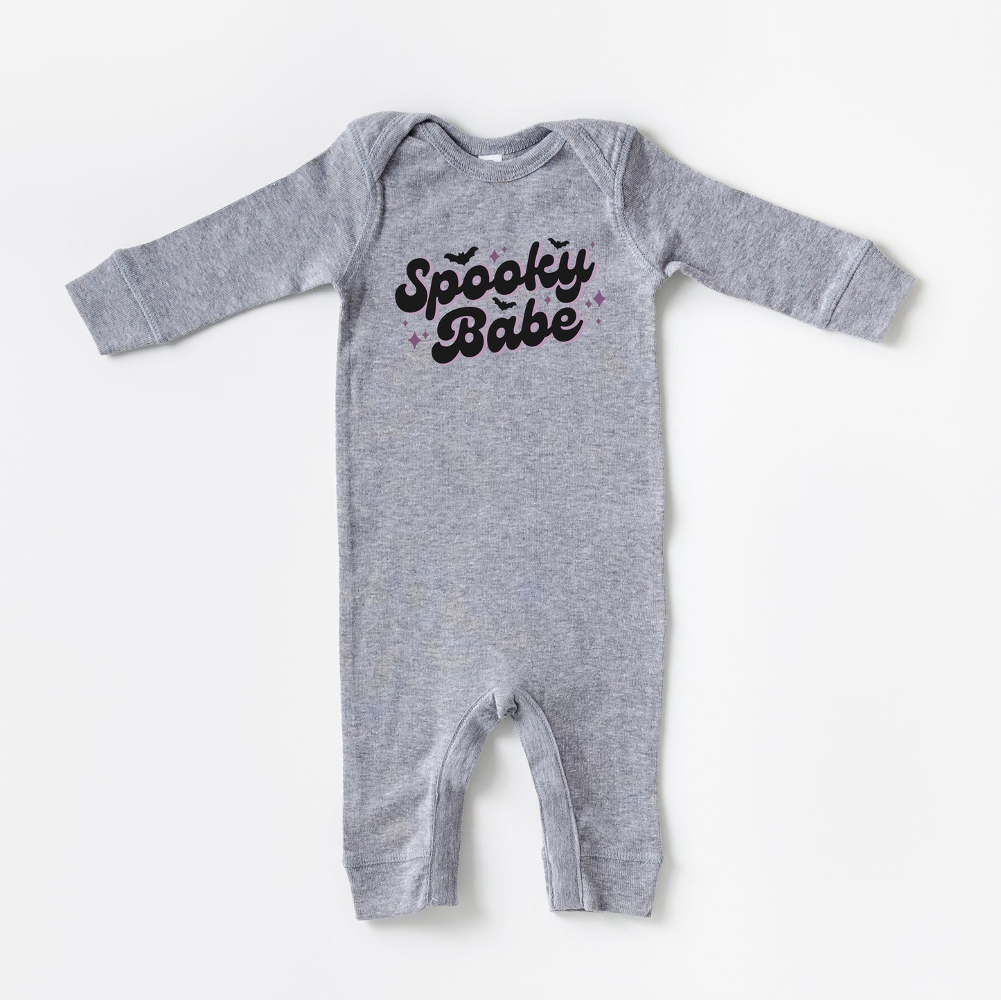 Spooky Babe Purple | Baby Graphic Romper