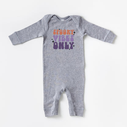 Spooky Vibes Only Stacked | Baby Graphic Romper