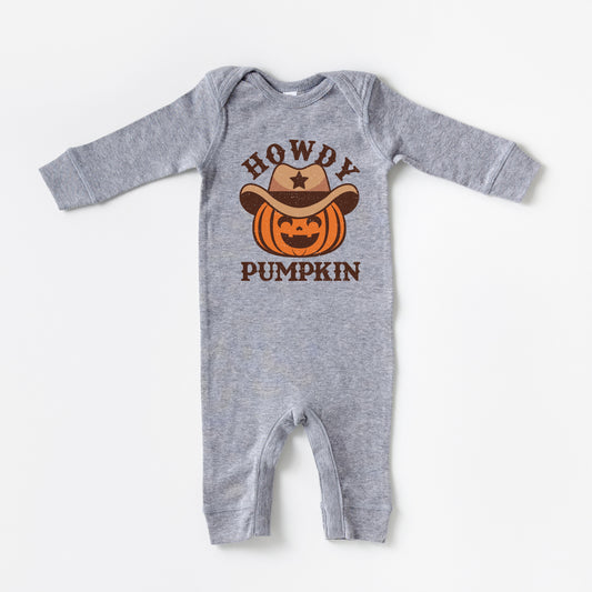 Howdy Pumpkin Hat | Baby Graphic Romper