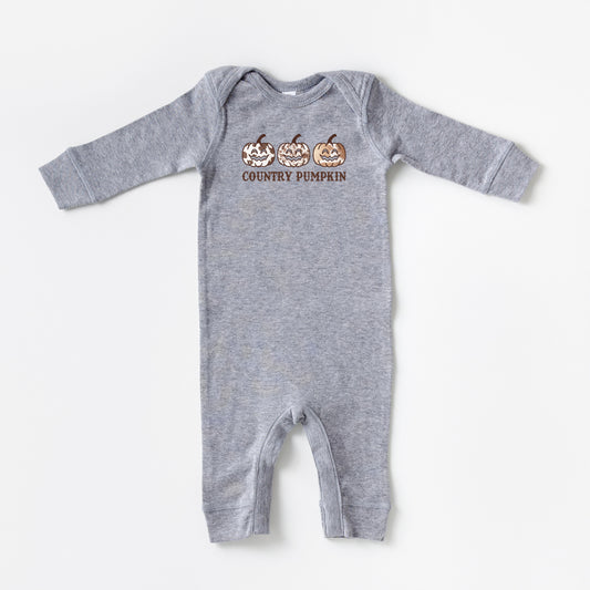Country Pumpkin | Baby Graphic Romper