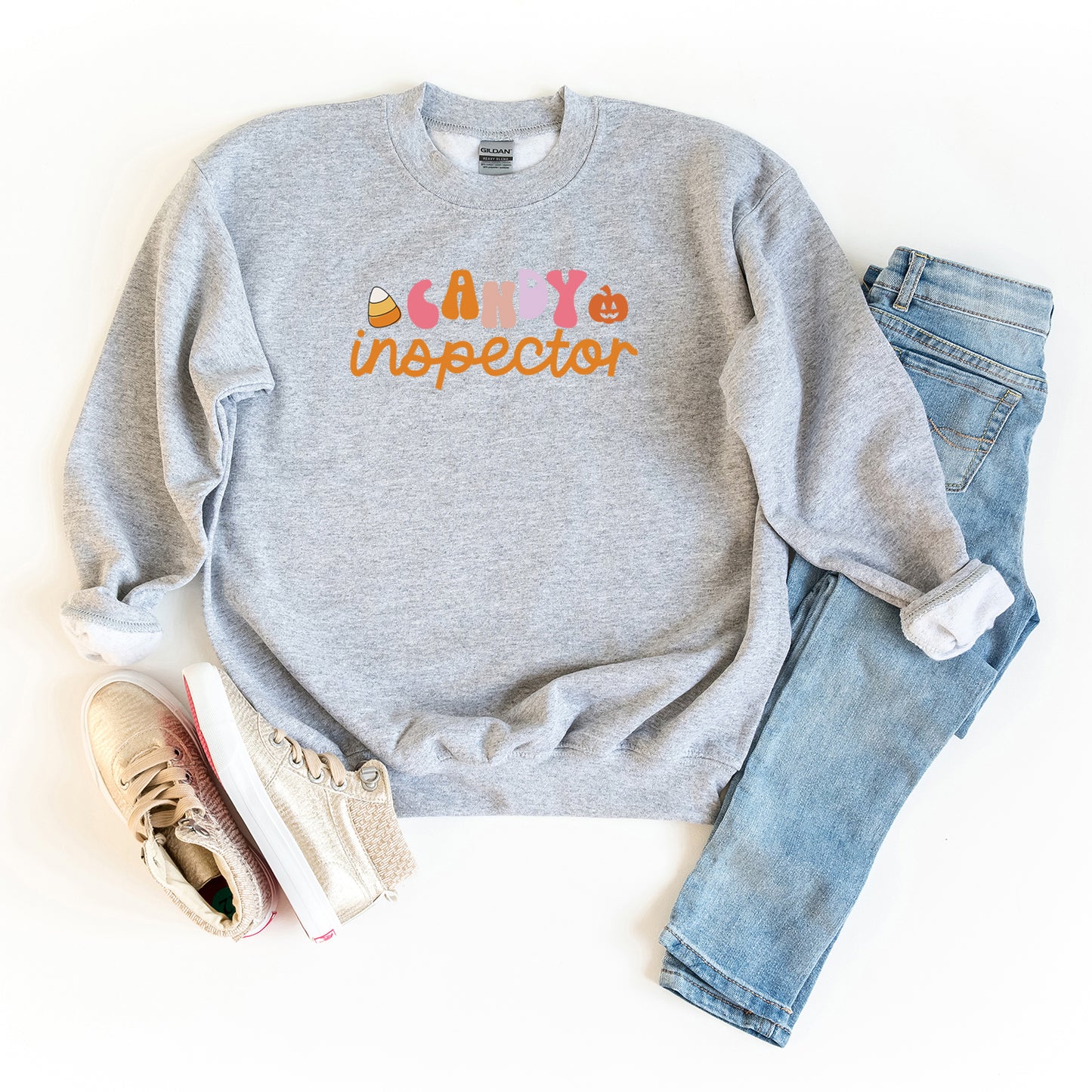 Candy Inspector Colorful | Youth Graphic Sweatshirt