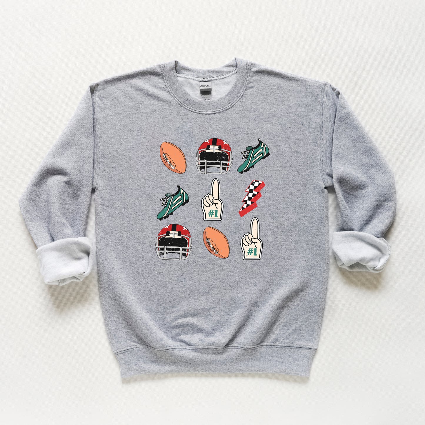 Football Collage | Youth Sweatshirt