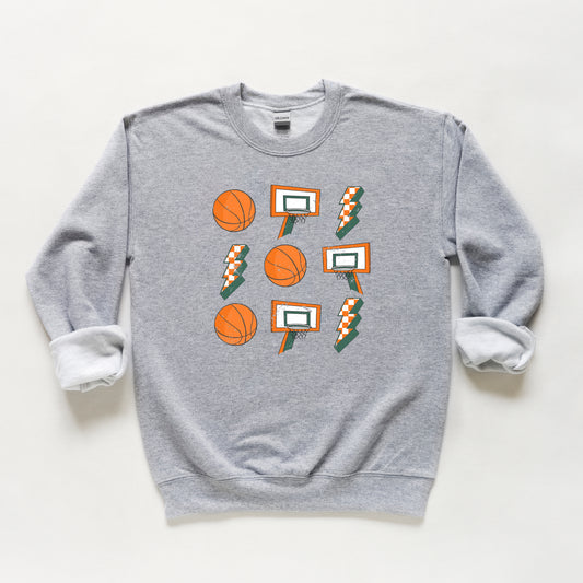 Basketball Collage | Youth Sweatshirt