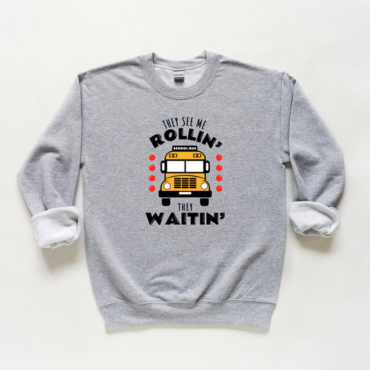 They See Me Rollin' | Youth Graphic Sweatshirt