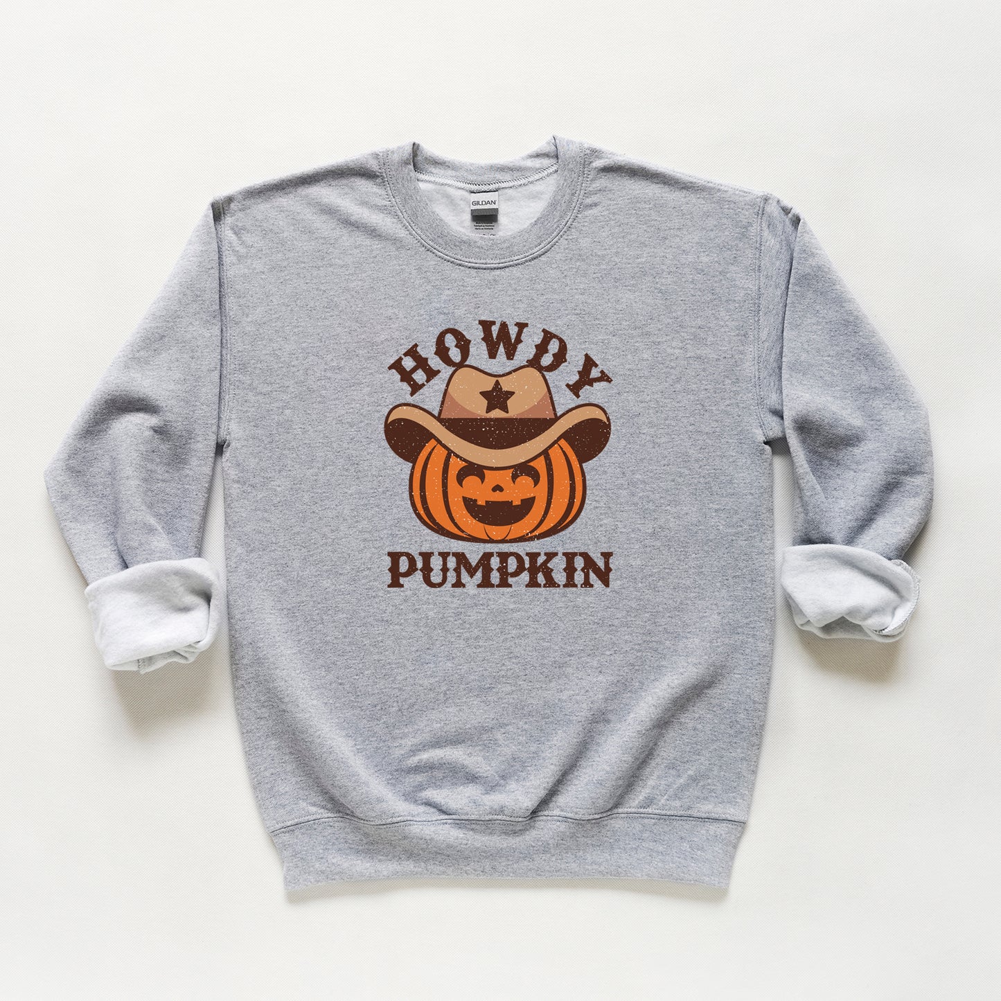 Howdy Pumpkin Hat | Youth Graphic Sweatshirt