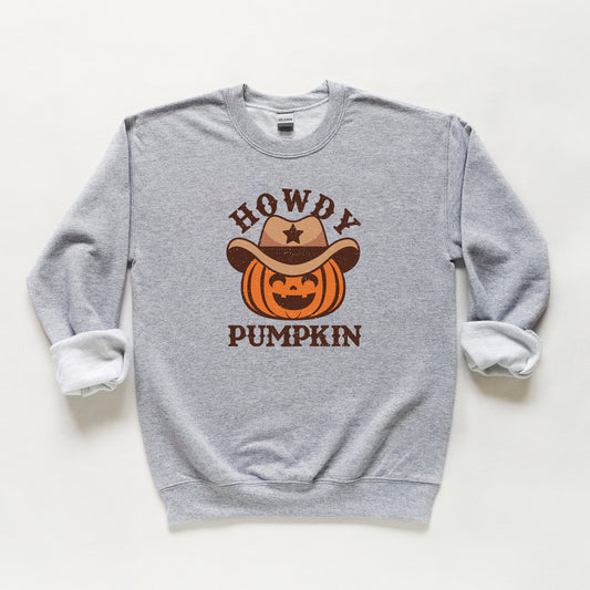 Howdy Pumpkin Hat | Youth Graphic Sweatshirt