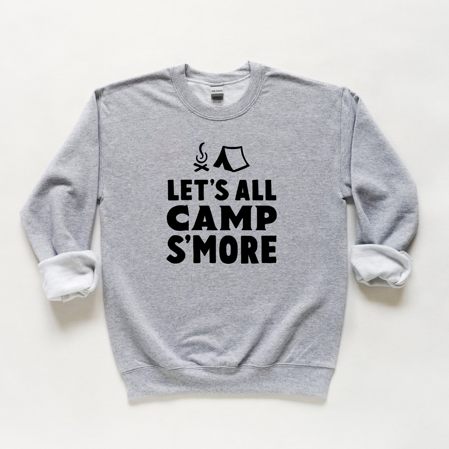 Let's All Camp S'more | Youth Graphic Sweatshirt