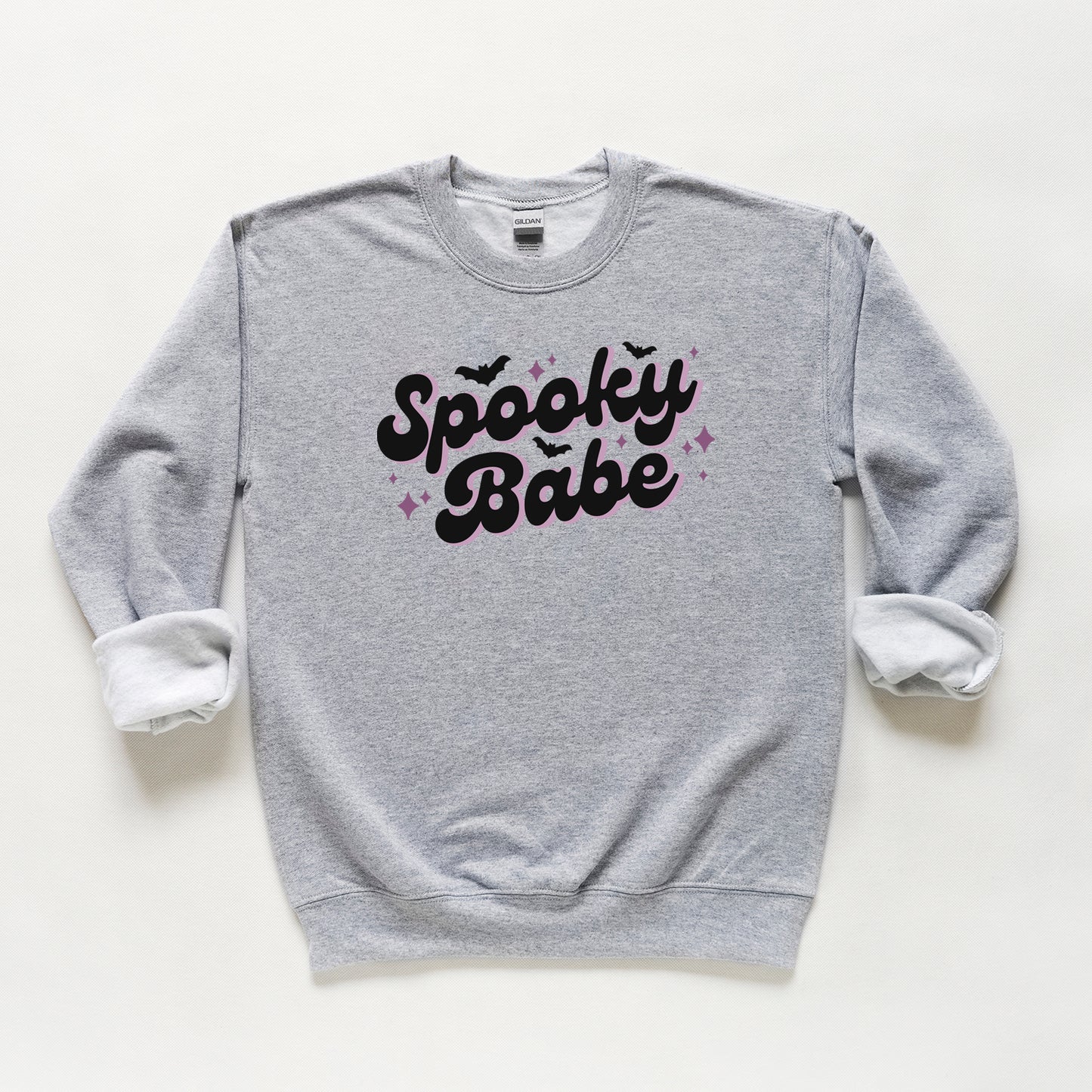 Spooky Babe Purple | Youth Graphic Sweatshirt