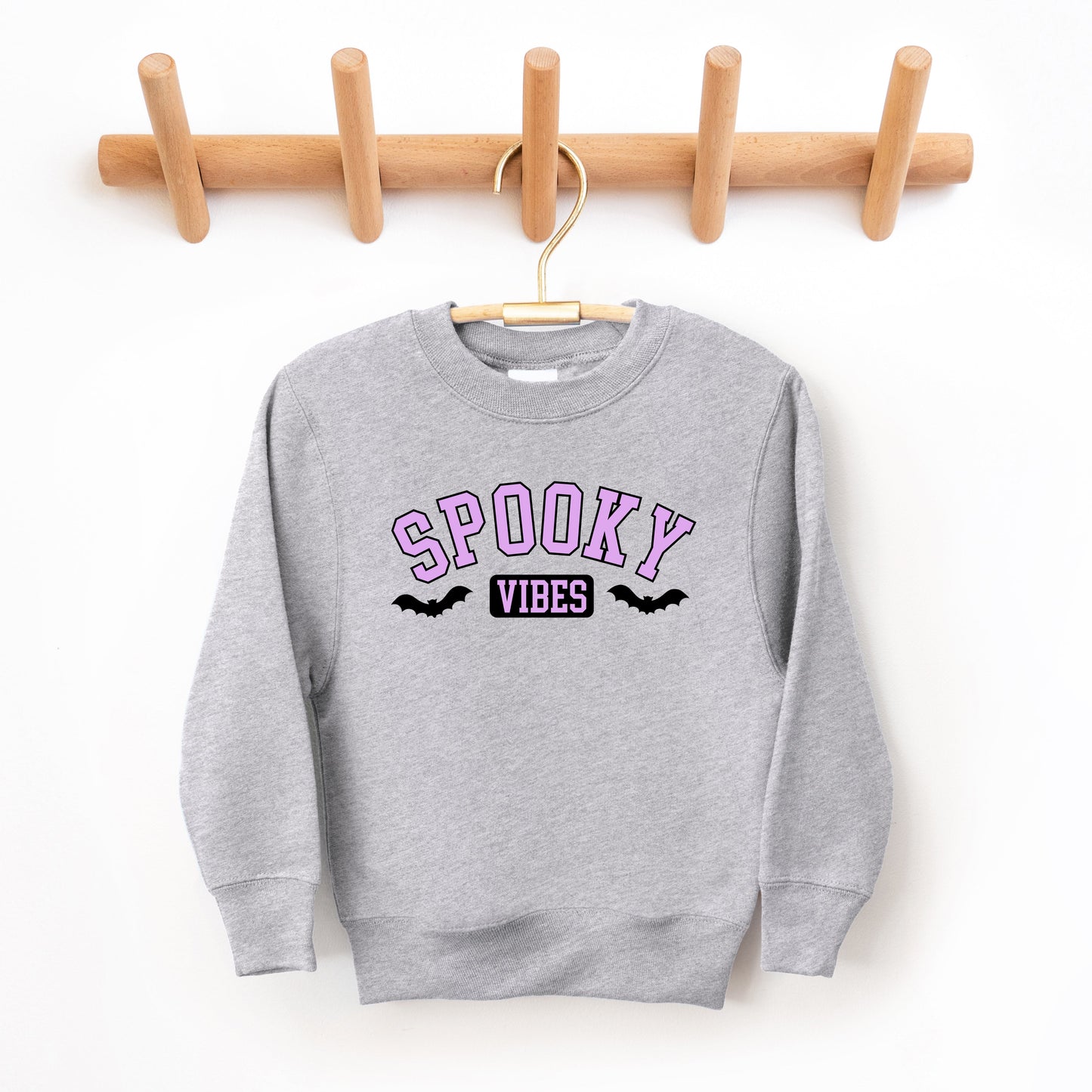 Spooky Vibes Bats | Youth Graphic Sweatshirt