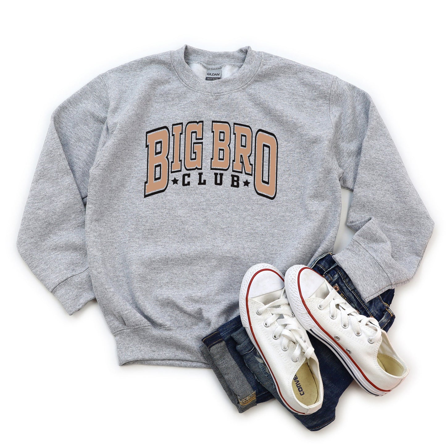 Big Bro Club Stars | Youth Graphic Sweatshirt