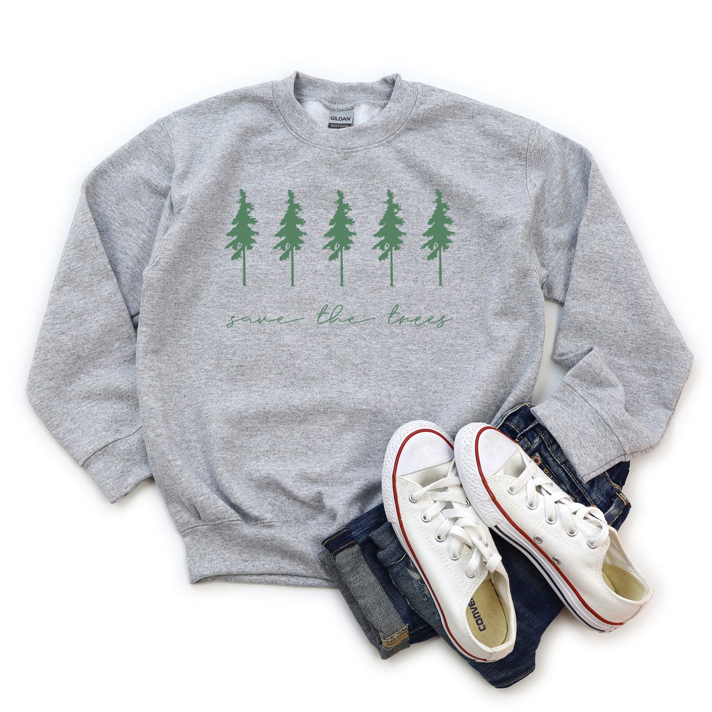 Save The Trees | Youth Graphic Sweatshirt