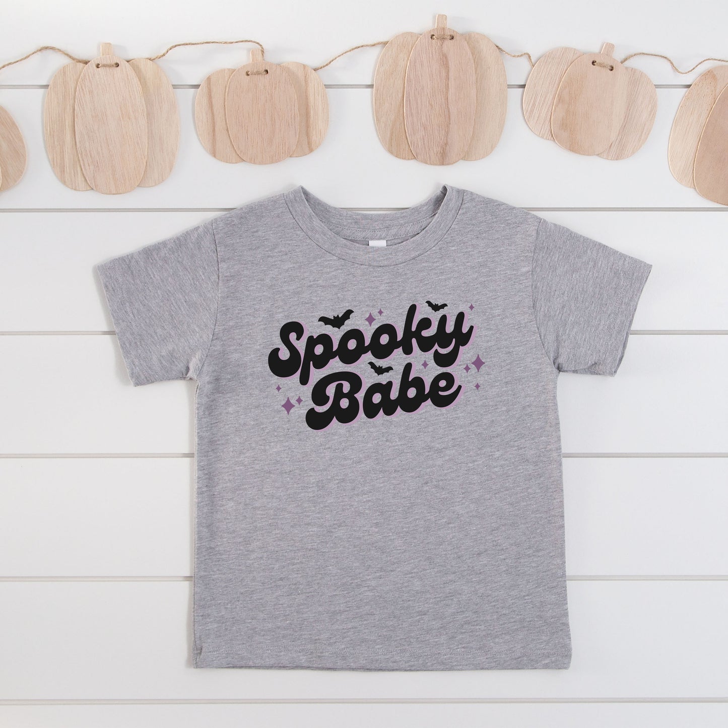 Spooky Babe Purple | Toddler Graphic Short Sleeve Tee