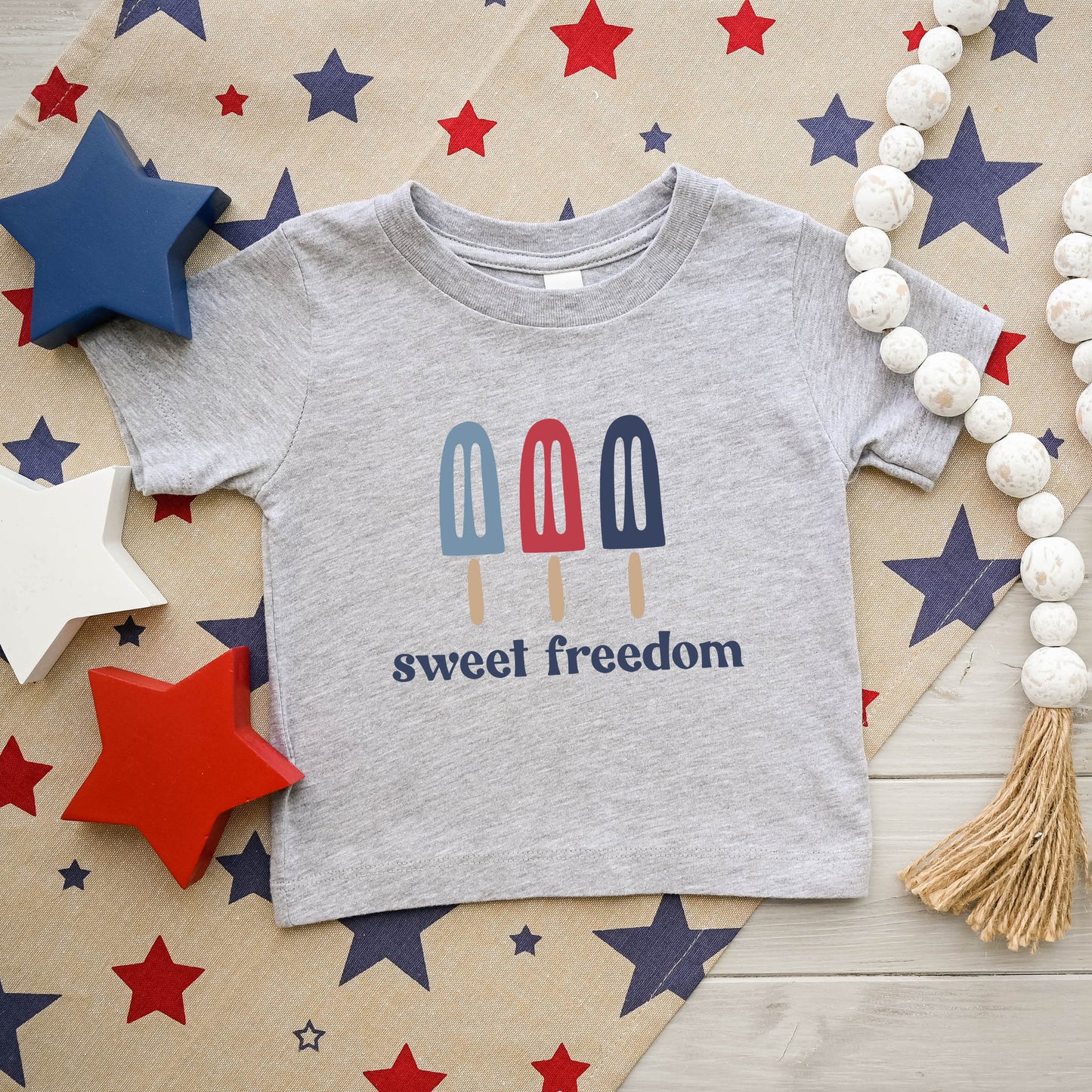 Sweet Freedom Popsicles | Toddler Graphic Short Sleeve Tee