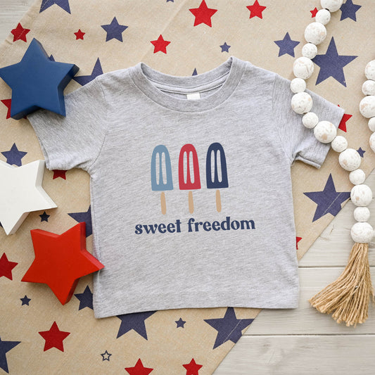 Sweet Freedom Popsicles | Toddler Graphic Short Sleeve Tee