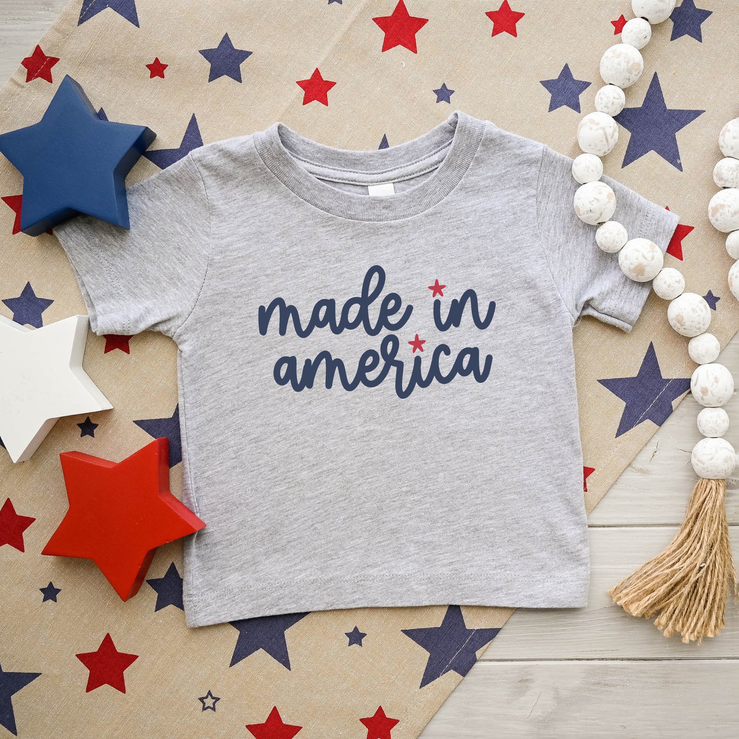 Made In America Stars | Toddler Graphic Short Sleeve Tee