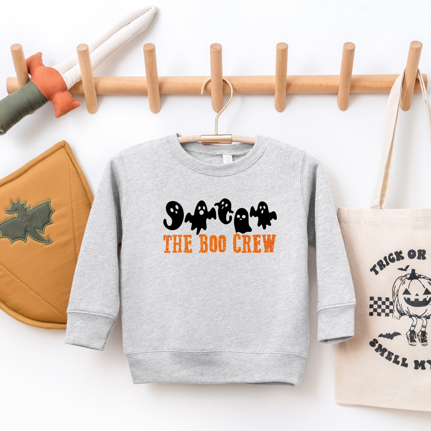 The Boo Crew Glitter | Toddler Graphic Sweatshirt