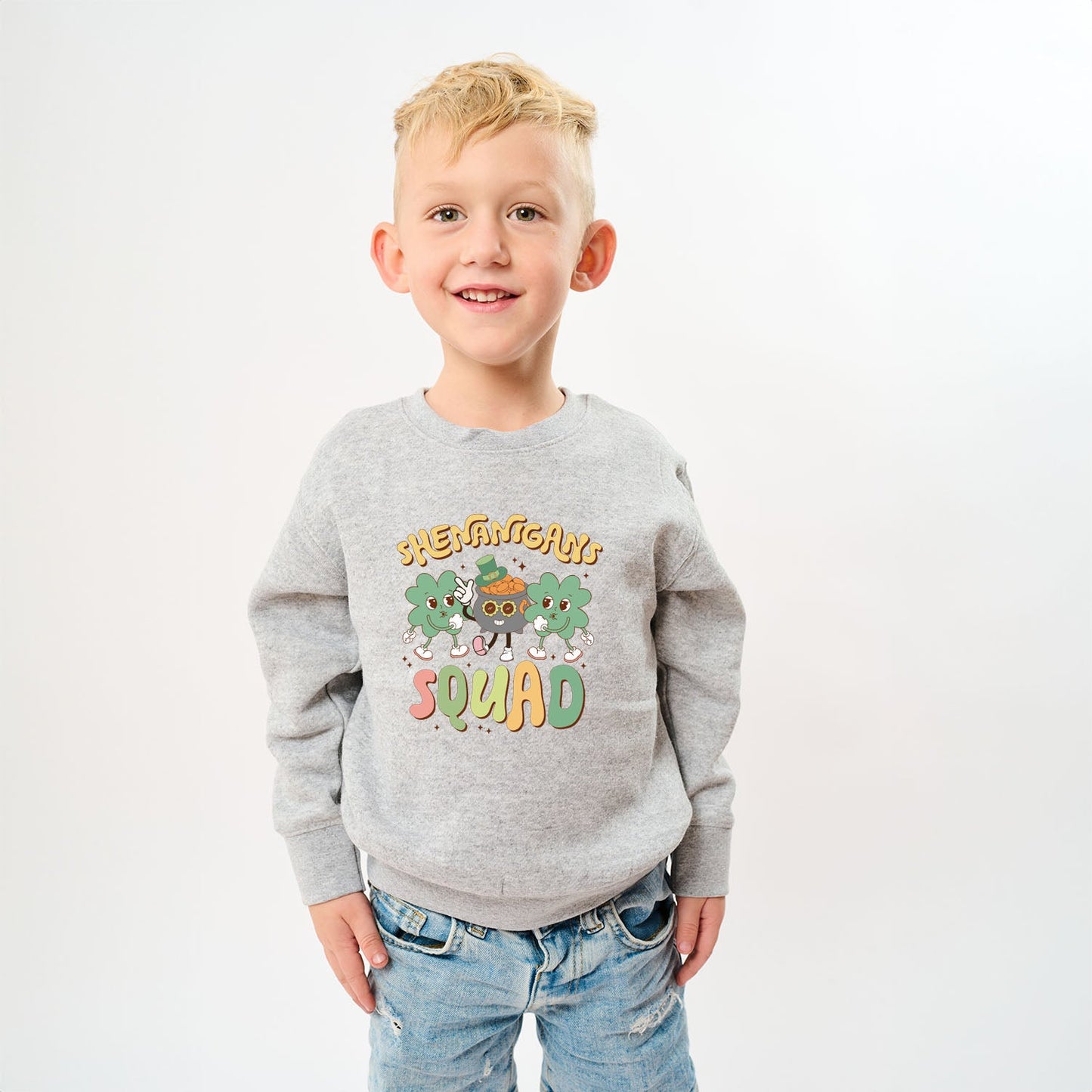 Shenanigans Squad | Youth Ultra-Soft Graphic Sweatshirt