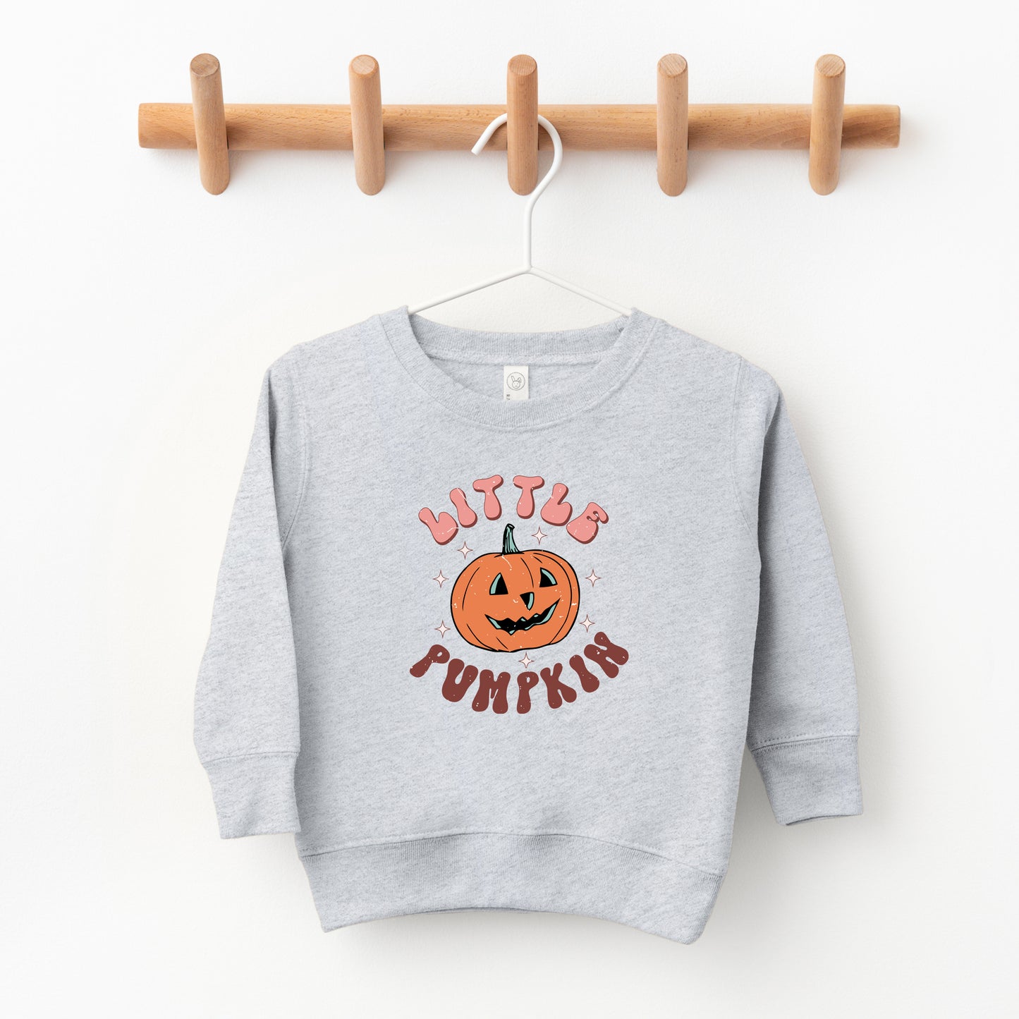 Little Pumpkin Retro | Toddler Graphic Sweatshirt