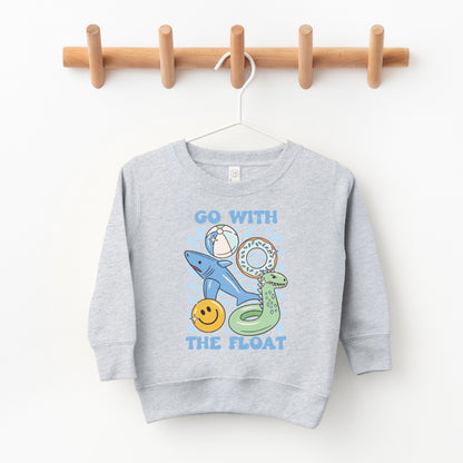Go With The Float Blue | Toddler Sweatshirt