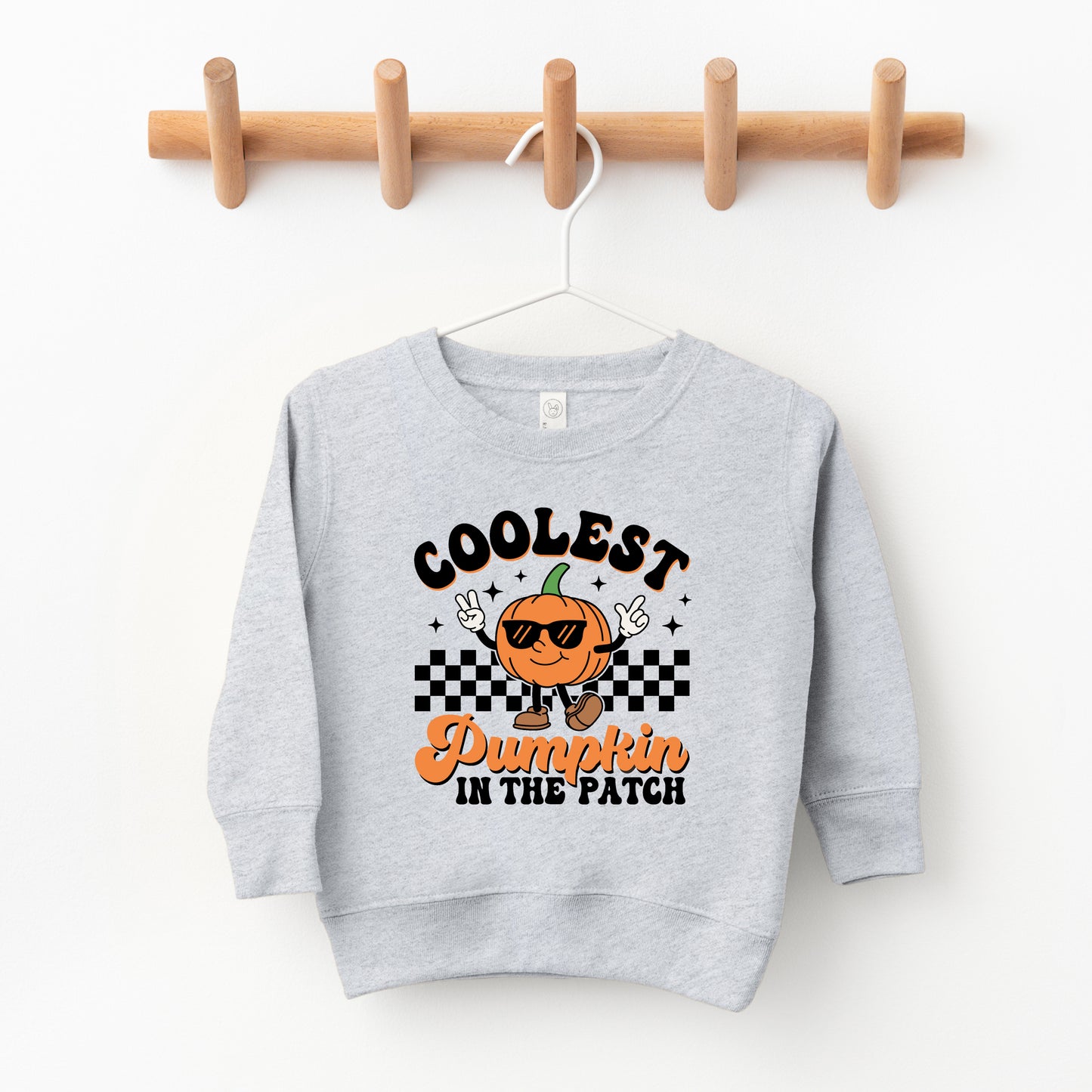 Coolest Pumpkin In The Patch | Toddler Graphic Sweatshirt