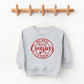 Red White And Blue Cousin's Crew | Toddler Sweatshirt