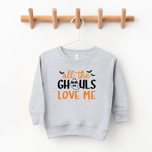 All The Ghouls Love Me Bats | Toddler Graphic Sweatshirt