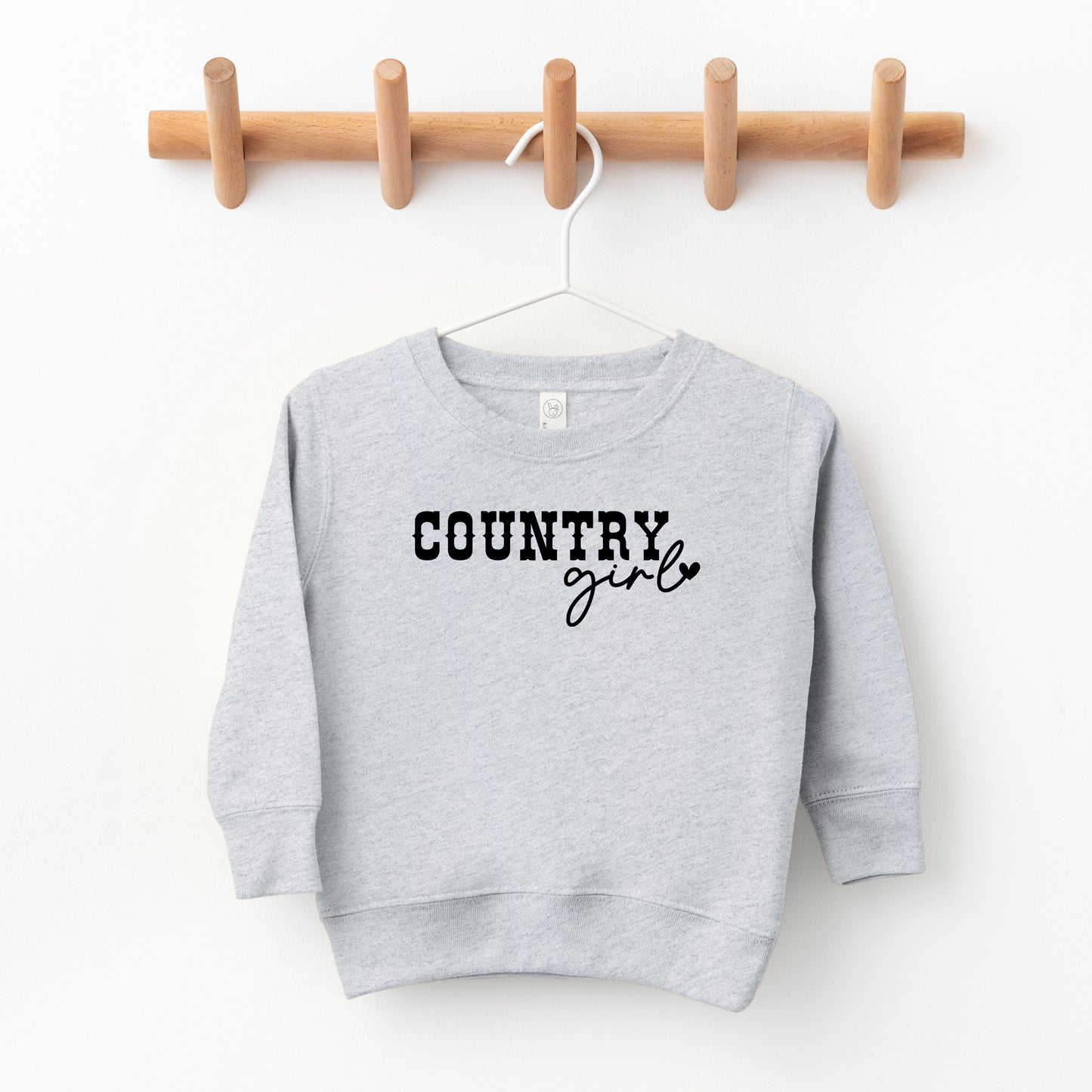 Country Girl Heart | Toddler Sweatshirt