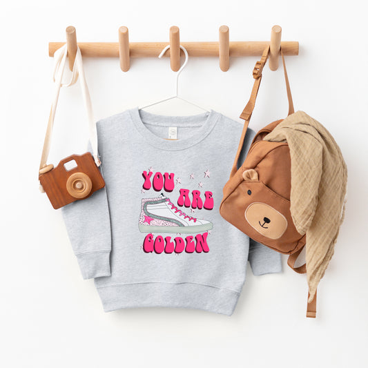 You Are Golden Shoe | Toddler Graphic Sweatshirt