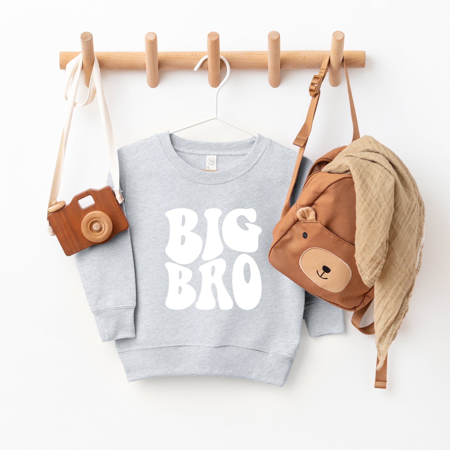 Big Bro Wavy | Toddler Graphic Sweatshirt