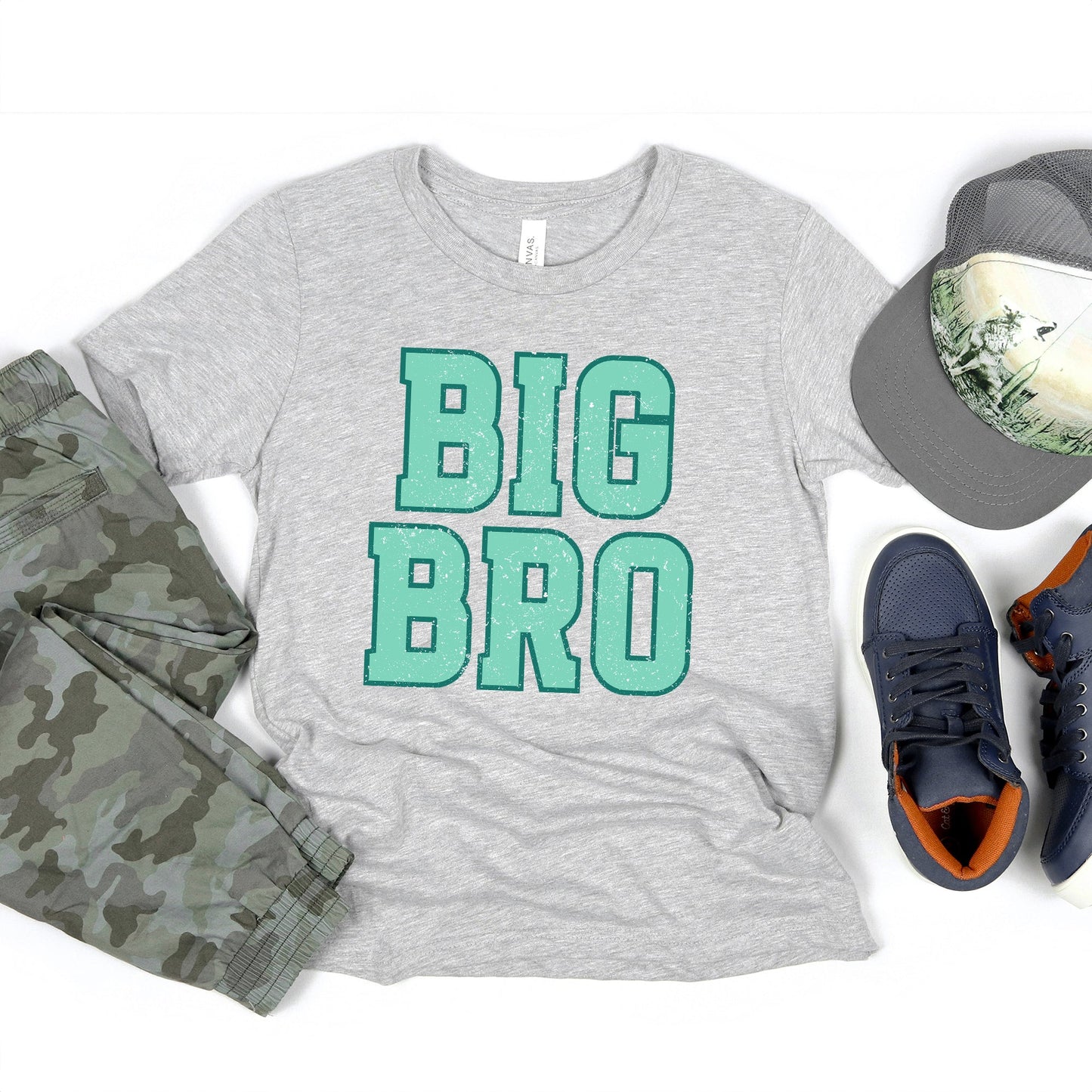 Big Bro Distressed | Toddler Graphic Short Sleeve Tee