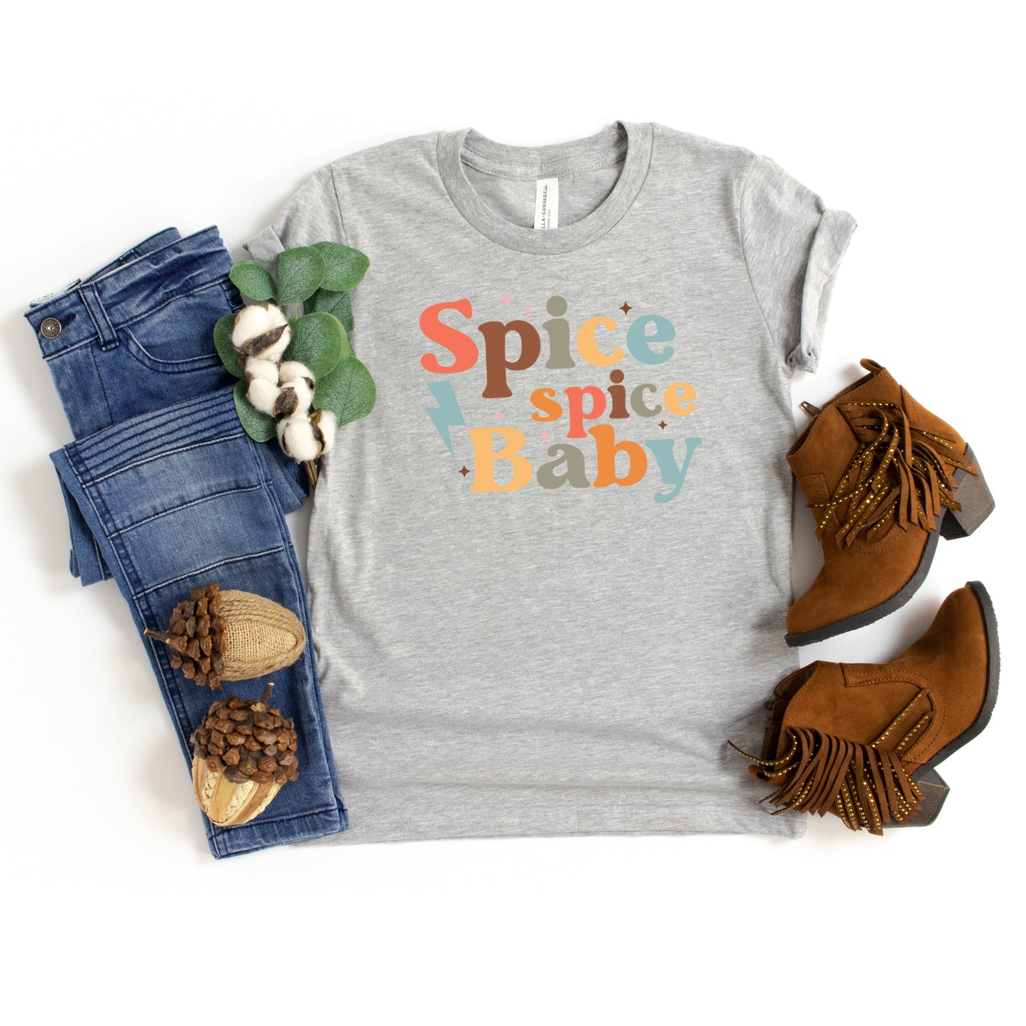 Spice Spice Baby | Youth Graphic Short Sleeve Tee