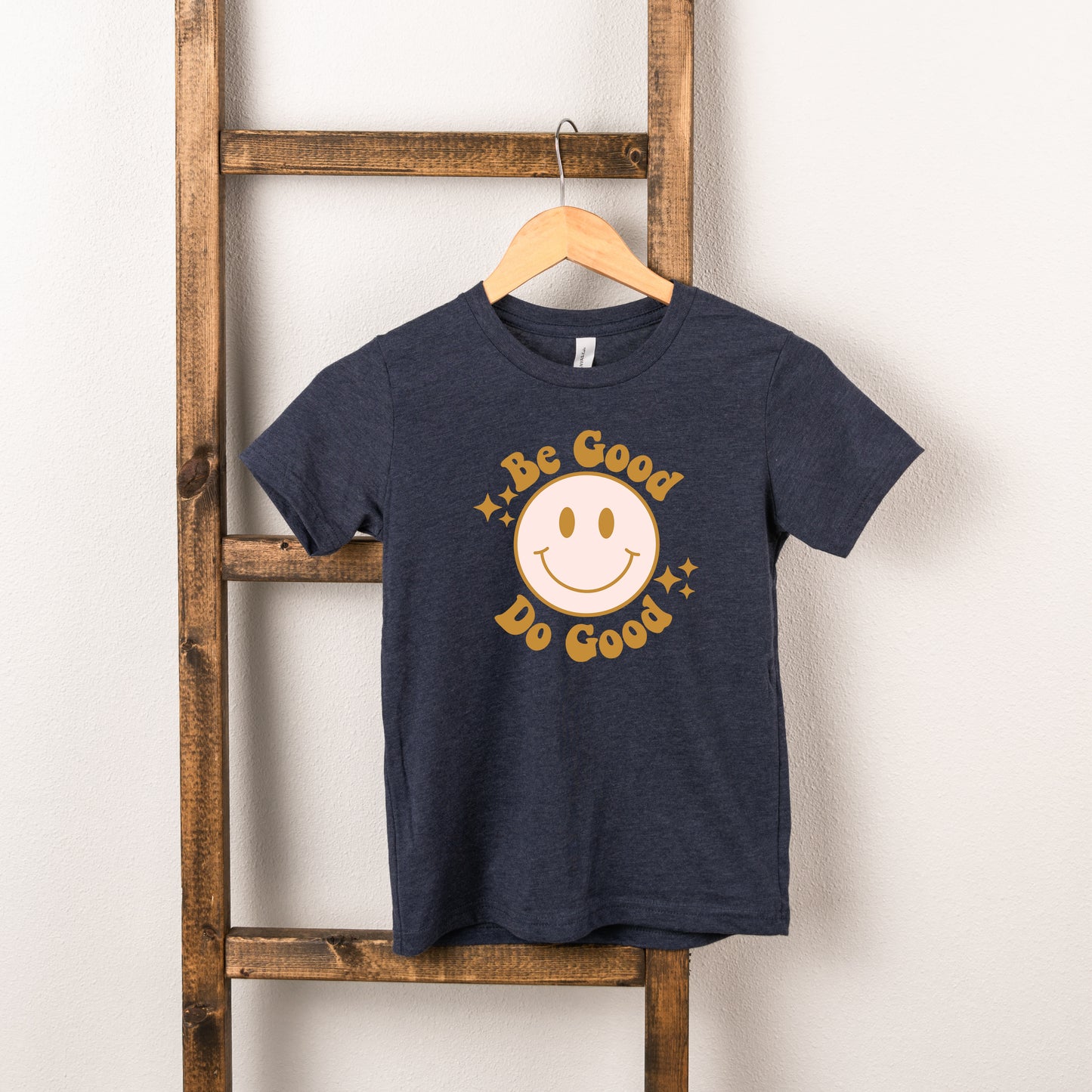 Be Good Do Good Smiley Face | Toddler Short Sleeve Crew Neck