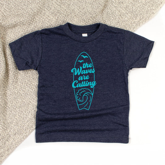 The Waves Are Calling Ocean Surf | Youth Graphic Short Sleeve Tee