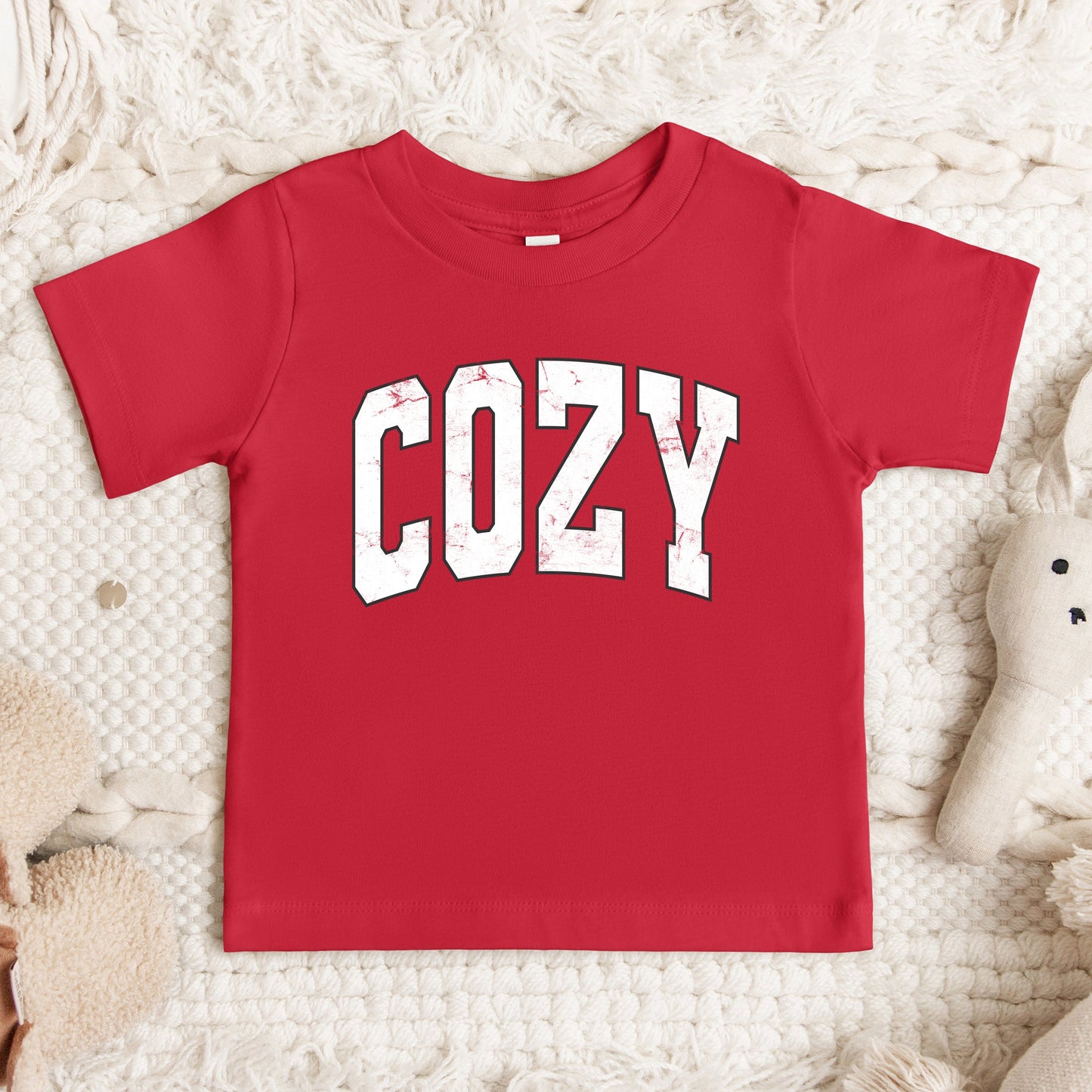 Cozy Worn Varsity | Youth Graphic Short Sleeve Tee
