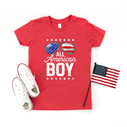 All American Boy | Youth Graphic Short Sleeve Tee