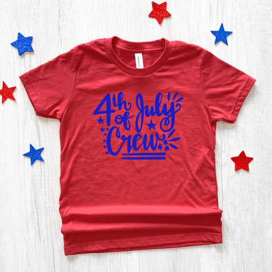 4th Of July Crew | Youth Short Sleeve Crew Neck