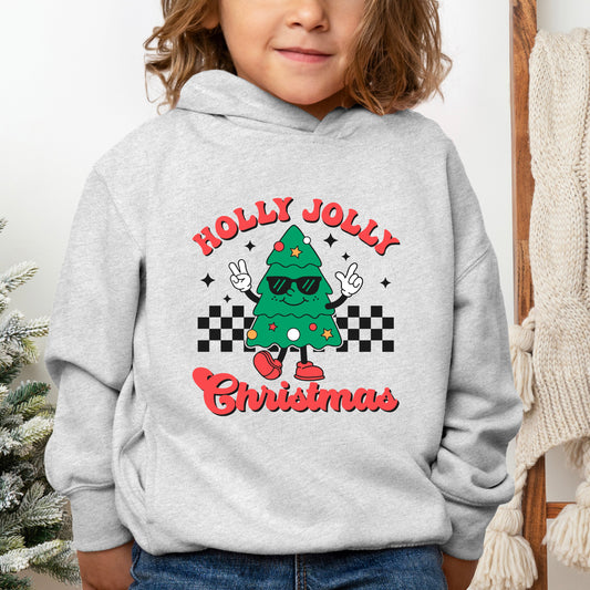 Holly Jolly Christmas Tree | Toddler Graphic Hoodie