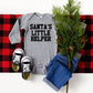 Santa's Little Helper Words | Baby Graphic Long Sleeve Onesie
