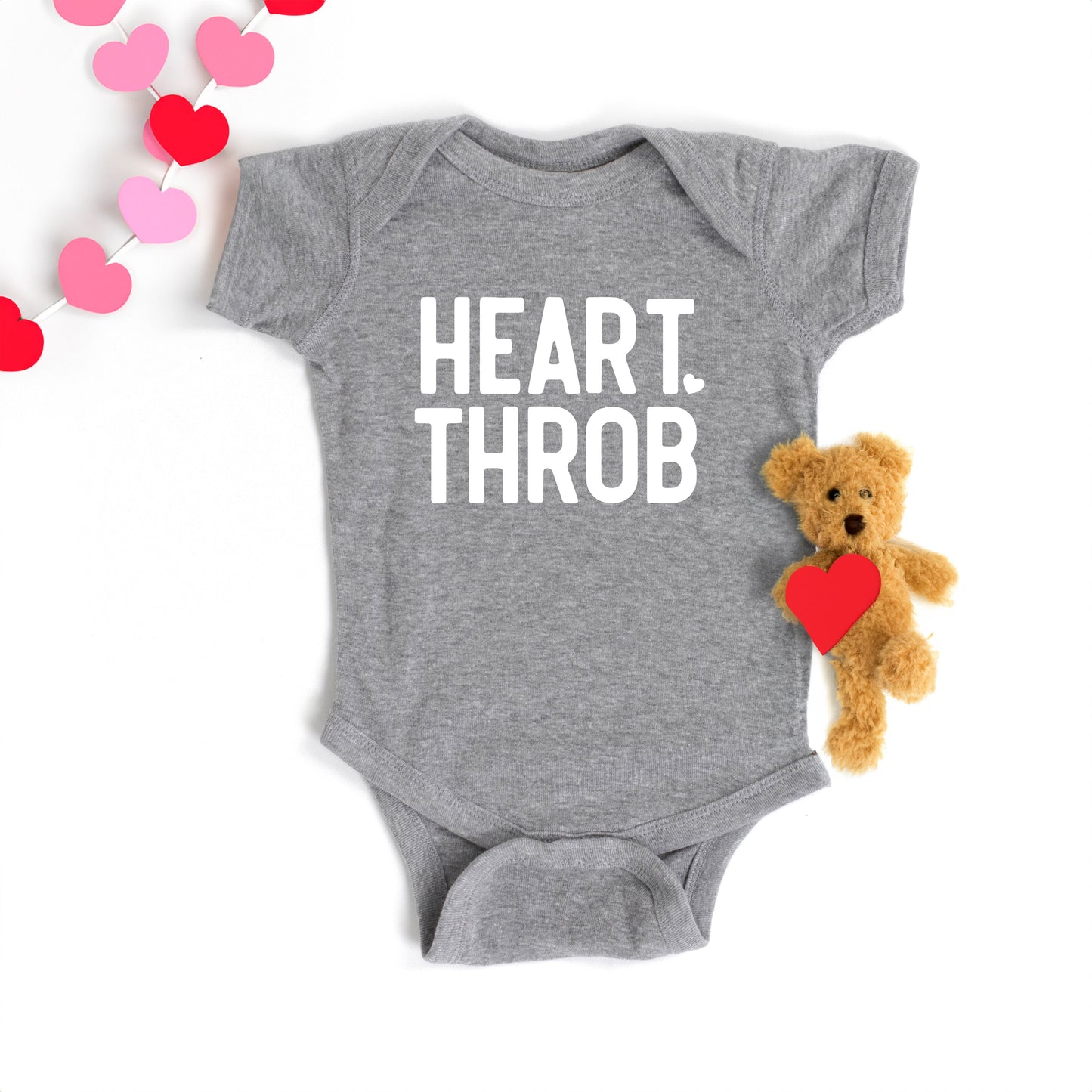 Heart Throb Small Heart | Baby Graphic Short Sleeve Onesie