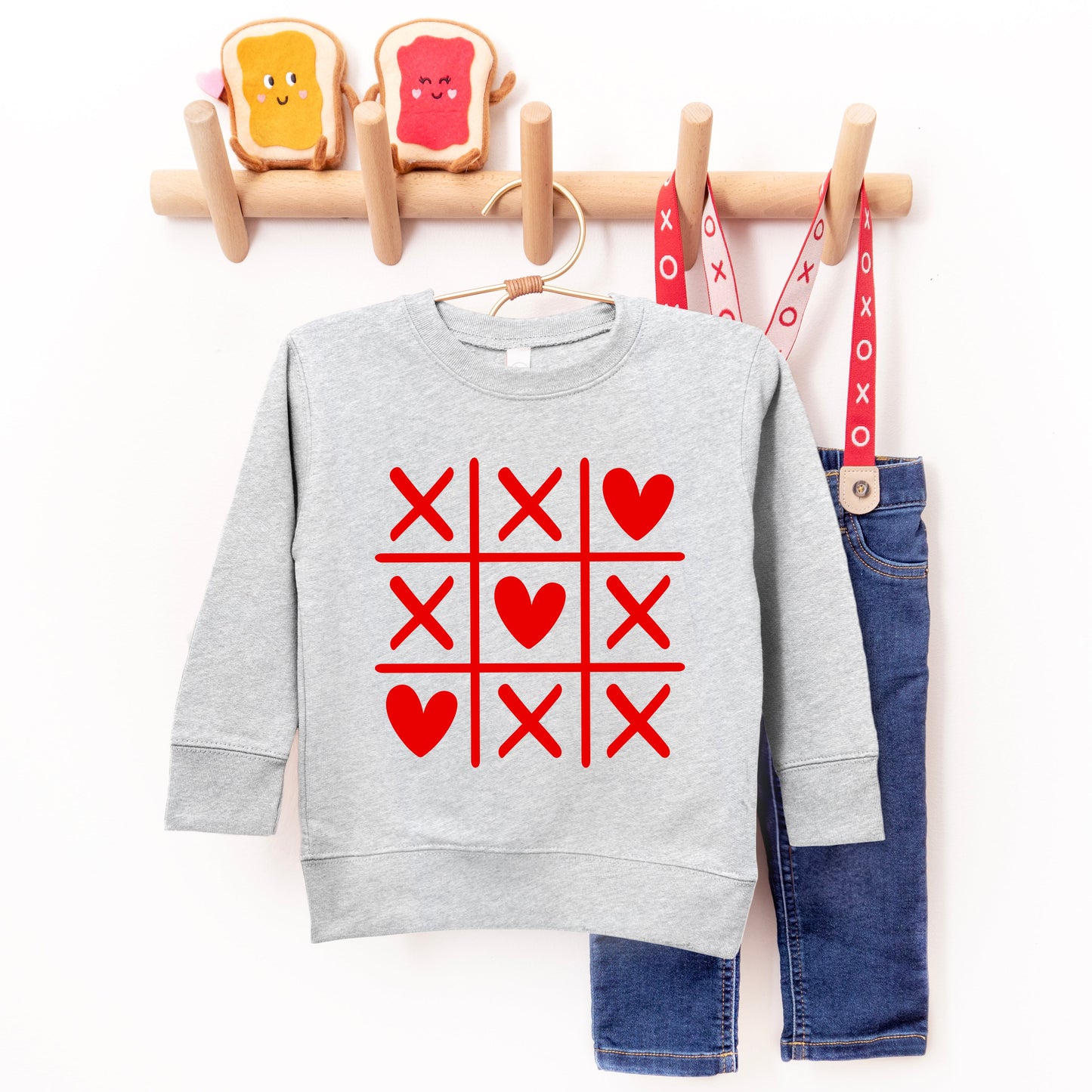 Tic Tac Heart | Youth Ultra-Soft Graphic Sweatshirt