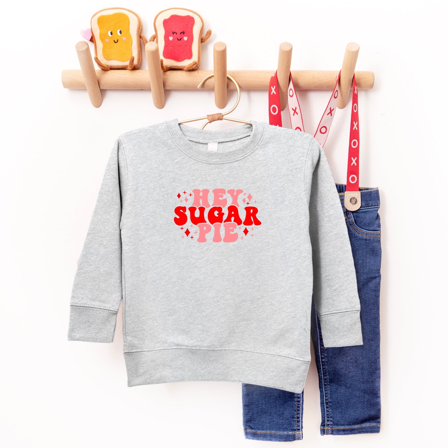 Hey Sugar Pie Stars | Toddler Graphic Sweatshirt